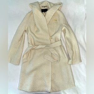 BCBGMaxazria Coat ivory